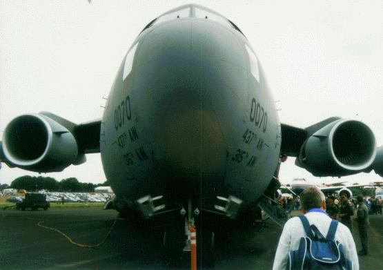 Image of a USAF C-17A