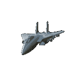 animation of a F14A taking a High G barrel roll